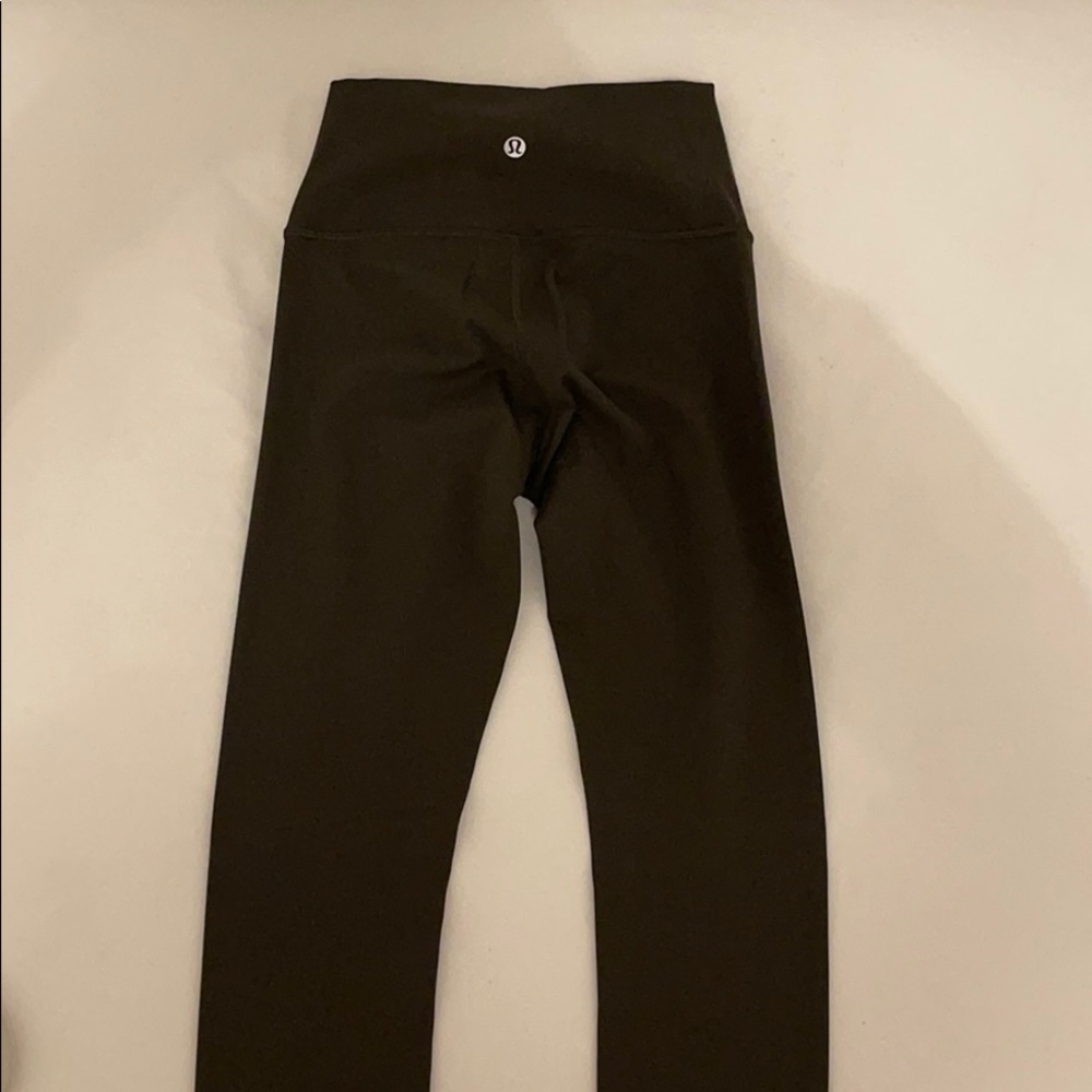 Green Full length Lululemon leggings